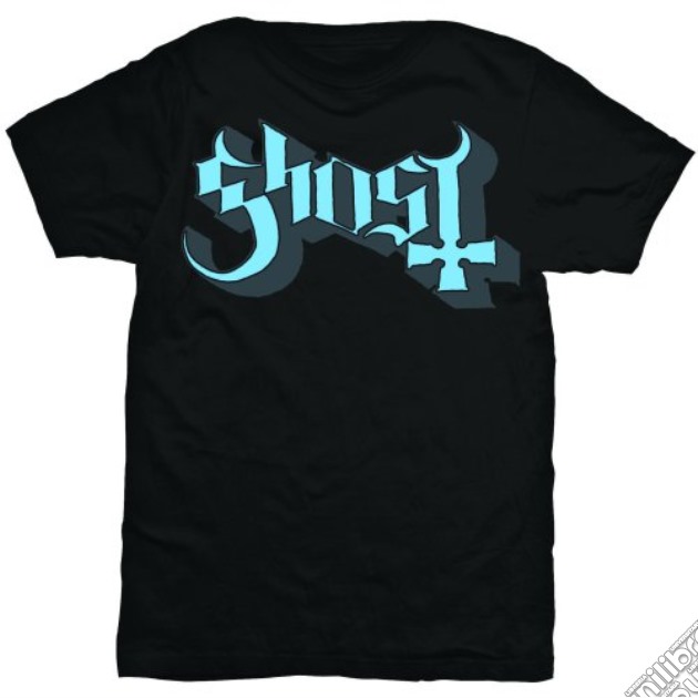 Ghost: Blue/Grey Keyline Logo (T-Shirt Unisex Tg. S) gioco di Rock Off
