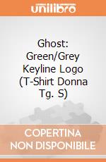 Ghost: Green/Grey Keyline Logo (T-Shirt Donna Tg. S) gioco di Rock Off