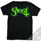 Ghost: Green/grey Keyline Logo (T-Shirt Unisex Tg. L) gioco di Rock Off