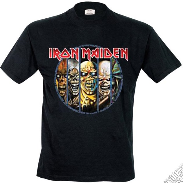 Iron Maiden: Eddie Evolution (T-Shirt Unisex Tg. S) gioco di Rock Off