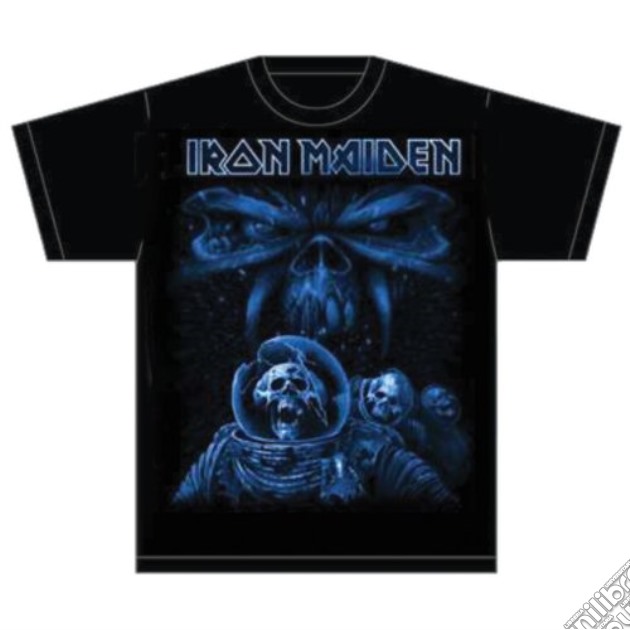 Iron Maiden: Final Frontier Blue Album Spaceman (T-Shirt Unisex Tg. M) gioco di Rock Off