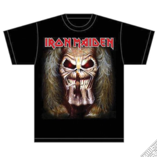 Iron Maiden: Eddie Candle Finger (T-Shirt Unisex Tg. L) gioco di Rock Off
