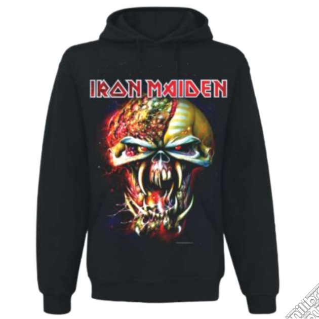 Iron Maiden: Final Frontier Big Head (Felpa Con Cappuccio Unisex Tg. S) gioco di Rock Off