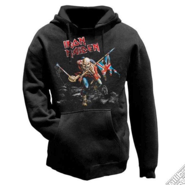 Iron Maiden: Trooper (Felpa Con Cappuccio Unisex Tg. L) gioco di Rock Off