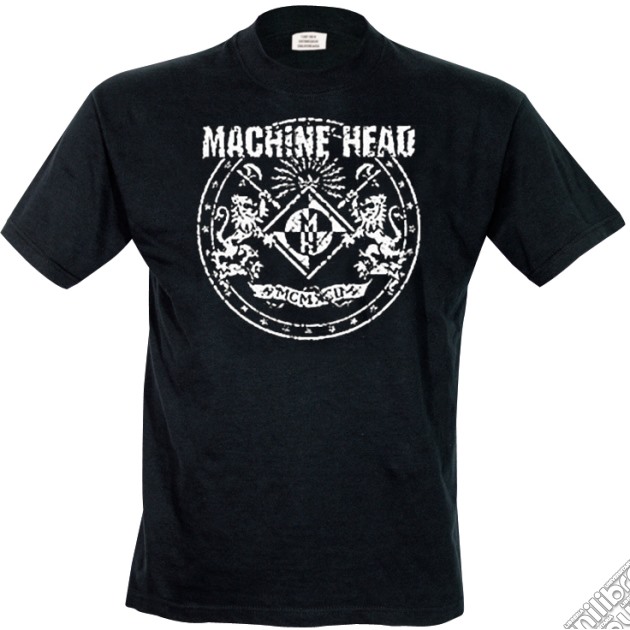Machine Head - Classic Crest (T-Shirt Uomo L) gioco di Rock Off