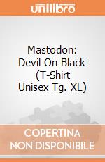 Mastodon: Devil On Black (T-Shirt Unisex Tg. XL)