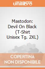 Mastodon: Devil On Black (T-Shirt Unisex Tg. 2XL) gioco di Rock Off