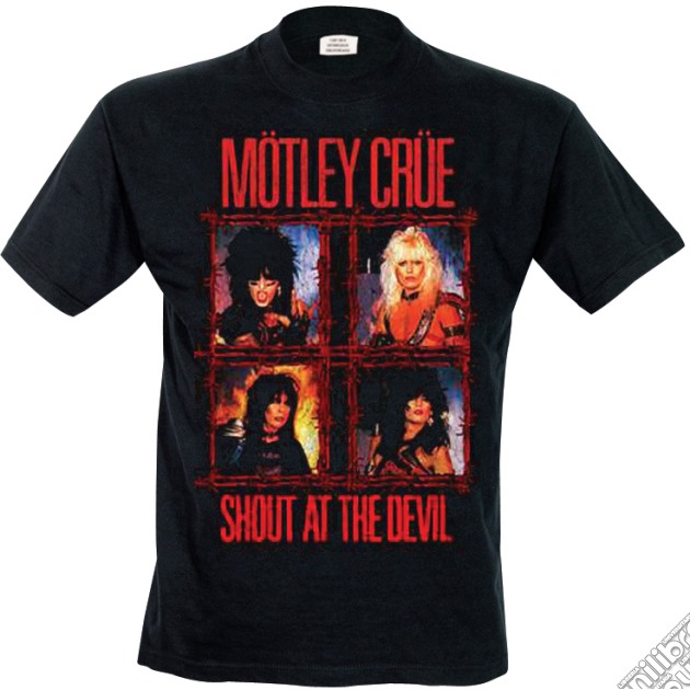 Motley Crue - Shout Wire (T-Shirt Uomo M) gioco di Rock Off