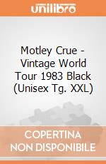 Motley Crue - Vintage World Tour 1983 Black (Unisex Tg. XXL) gioco di Rock Off