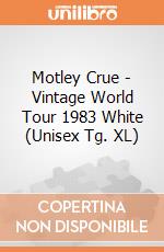 Motley Crue - Vintage World Tour 1983 White (Unisex Tg. XL) gioco di Rock Off