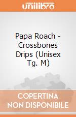 Papa Roach - Crossbones Drips (Unisex Tg. M) gioco di Rock Off