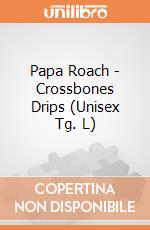Papa Roach - Crossbones Drips (Unisex Tg. L) gioco di Rock Off