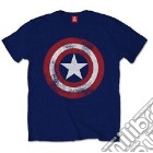 Marvel: Captain America: Distressed Shield (T-Shirt Unisex Tg. M) giochi