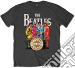 Beatles (The): Rock Off - Sgt. Pepper Charcoal (T-Shirt Unisex Tg. L) giochi