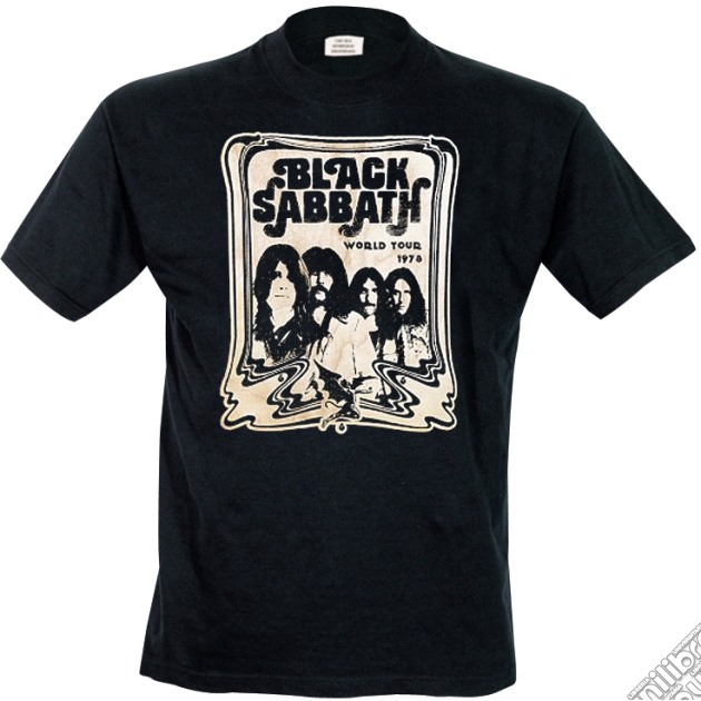 Black Sabbath: World Tour 78 (T-Shirt Unisex Tg. S) gioco di Rock Off