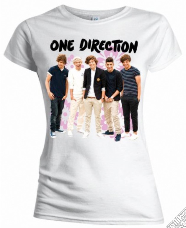 One Direction - Flowers (T-Shirt Donna S) gioco di Rock Off