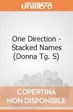 One Direction - Stacked Names (Donna Tg. S) gioco di Rock Off