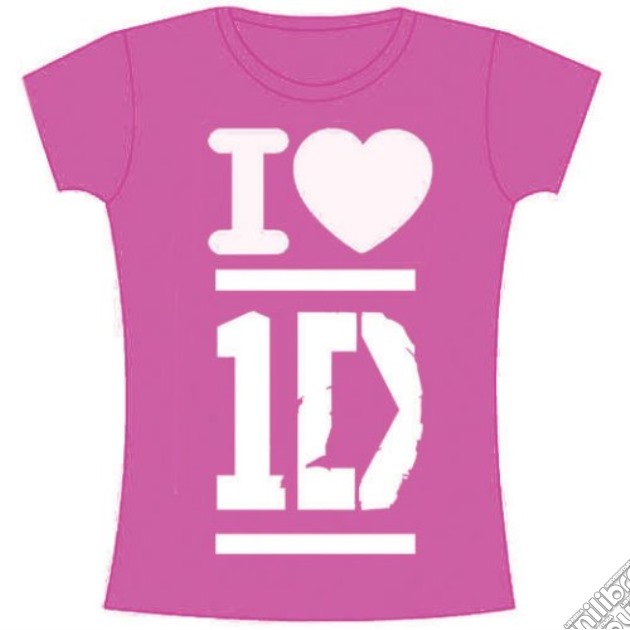 One Direction: I Love Fucsia (T-Shirt Donna Tg. XL) gioco di Rock Off