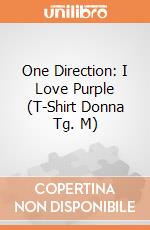 One Direction: I Love Purple (T-Shirt Donna Tg. M) gioco di Rock Off
