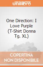 One Direction: I Love Purple (T-Shirt Donna Tg. XL) gioco di Rock Off