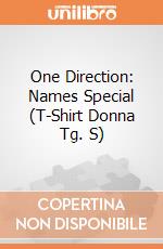One Direction: Names Special (T-Shirt Donna Tg. S) gioco di Rock Off