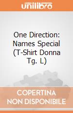 One Direction: Names Special (T-Shirt Donna Tg. L) gioco di Rock Off