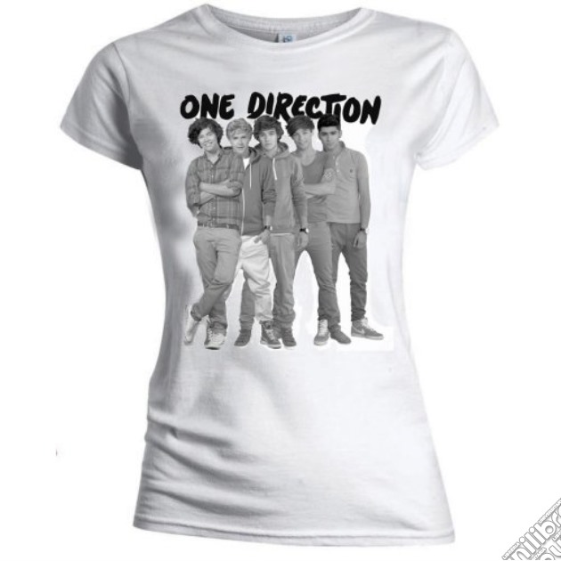 One Direction - Group Standing Black & White (Donna Tg. XL) gioco di Rock Off