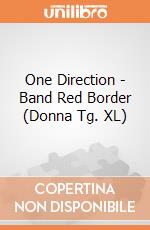 One Direction - Band Red Border (Donna Tg. XL) gioco di Rock Off