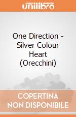 One Direction - Silver Colour Heart (Orecchini) gioco di Rock Off