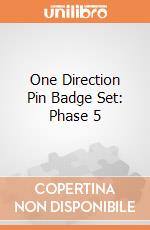 One Direction Pin Badge Set: Phase 5 gioco di Rock Off