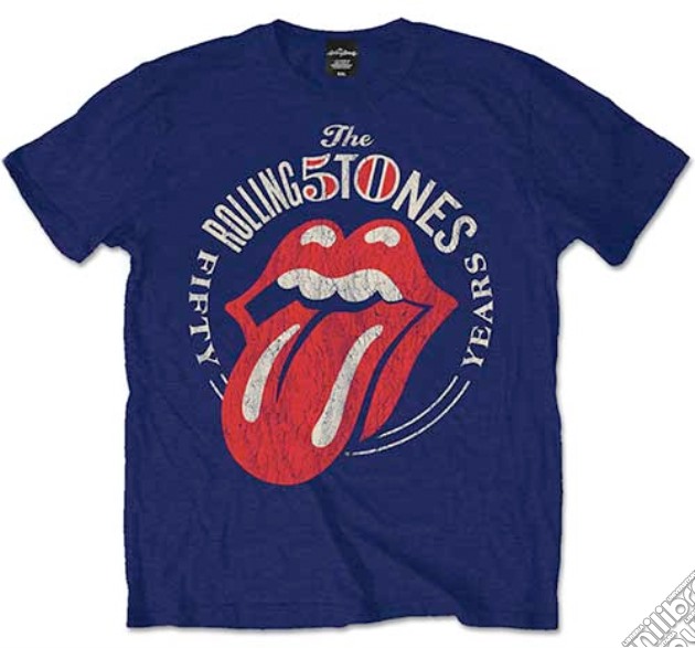 Rolling Stones (The) - 50th Anniversary Vintage (T-Shirt Uomo M) gioco di Rock Off