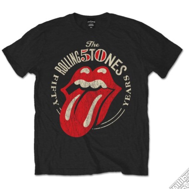Rolling Stones (The) - 50th Anniversary Vintage (unisex Tg. L) gioco di Rock Off