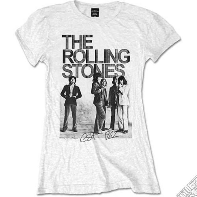 Rolling Stones (The): Est 1962 Group Photo (T-Shirt Donna Tg. S) gioco di Rock Off