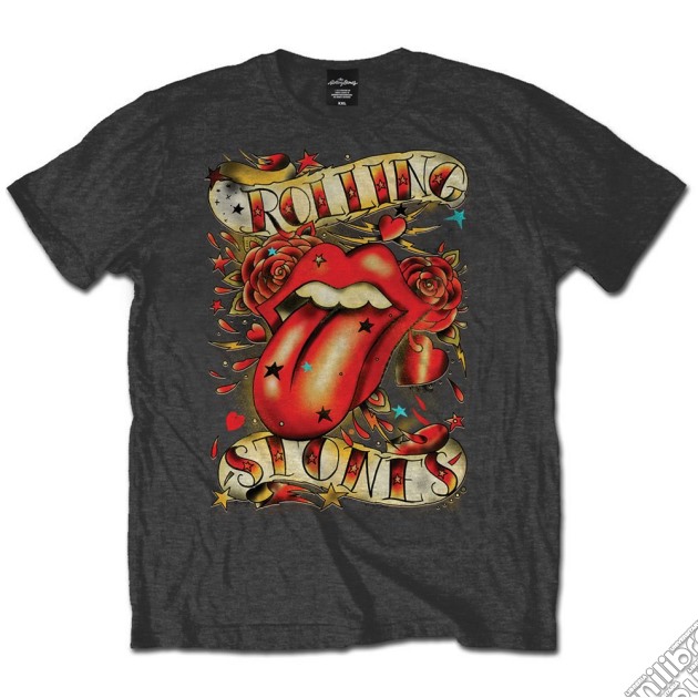 Rolling Stones (The): Tongues & Stars (T-Shirt Unisex Tg. M) gioco