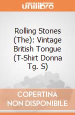 Rolling Stones (The): Vintage British Tongue (T-Shirt Donna Tg. S) gioco di Rock Off