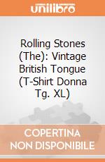 Rolling Stones (The): Vintage British Tongue (T-Shirt Donna Tg. XL) gioco di Rock Off