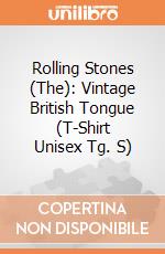 Rolling Stones (The): Vintage British Tongue (T-Shirt Unisex Tg. S) gioco di Rock Off