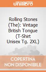 Rolling Stones (The): Vintage British Tongue (T-Shirt Unisex Tg. 2XL) gioco di Rock Off