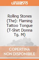 Rolling Stones (The): Flaming Tattoo Tongue (T-Shirt Donna Tg. M) gioco di Rock Off