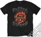 Rolling Stones (The) - Flaming Tattoo Tongue (T-Shirt Uomo M) giochi