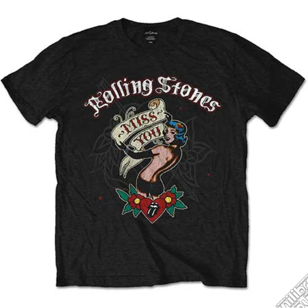 Rolling Stones (The): Miss You (T-Shirt Unisex Tg. M) gioco di Rock Off