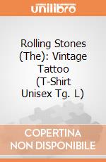 Rolling Stones (The): Vintage Tattoo (T-Shirt Unisex Tg. L) gioco di Rock Off