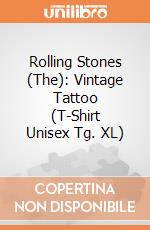 Rolling Stones (The): Vintage Tattoo (T-Shirt Unisex Tg. XL) gioco di Rock Off