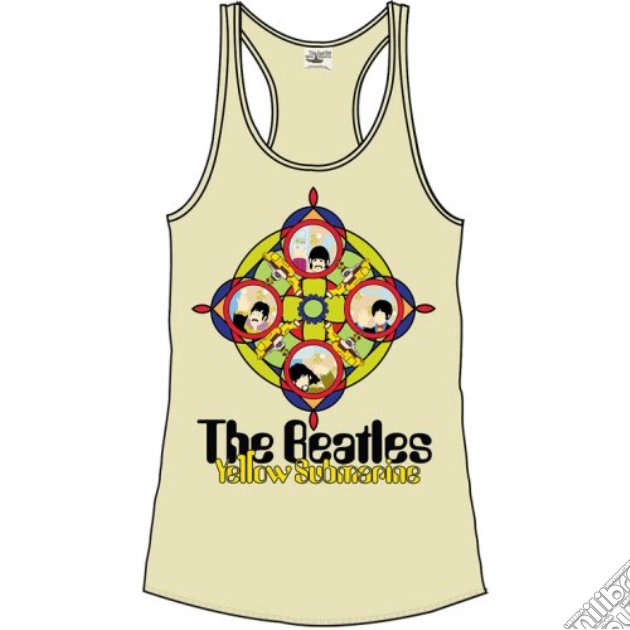 Beatles (The): Yellow Sub & Portholes (T-Shirt Donna Tg. L) gioco di Rock Off