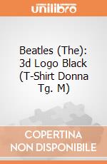 Beatles (The): 3d Logo Black (T-Shirt Donna Tg. M) gioco