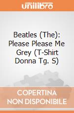 Beatles (The): Please Please Me Grey (T-Shirt Donna Tg. S) gioco di Rock Off