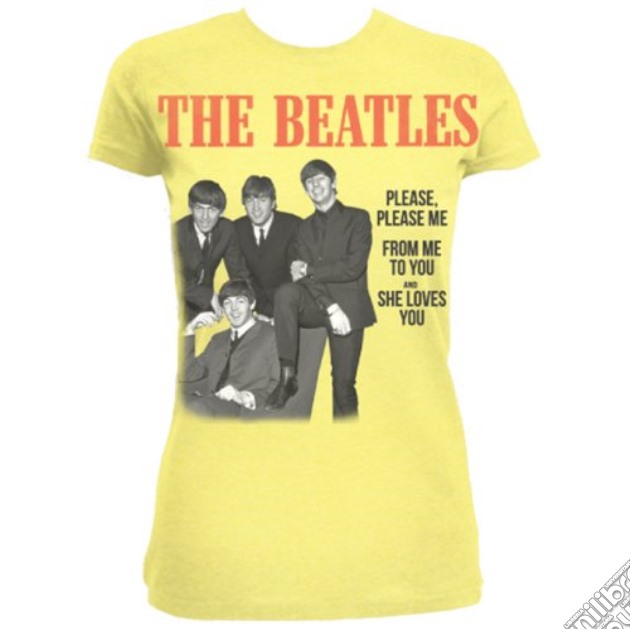 Beatles (The) - Please Please Me Yellow (Donna Tg. Xl) gioco di Rock Off