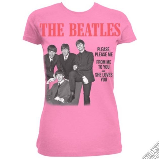 Beatles (The) - Please Please Me Pink (Donna Tg. S) gioco di Rock Off