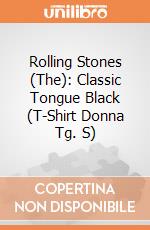 Rolling Stones (The): Classic Tongue Black (T-Shirt Donna Tg. S) gioco di Rock Off