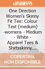 One Direction Women's Skinny Fit Tee: Colour Test (medium) -womens - Medium - White - Apparel Tees & Shirtsskinny Fit Tee - Skinny Fit gioco